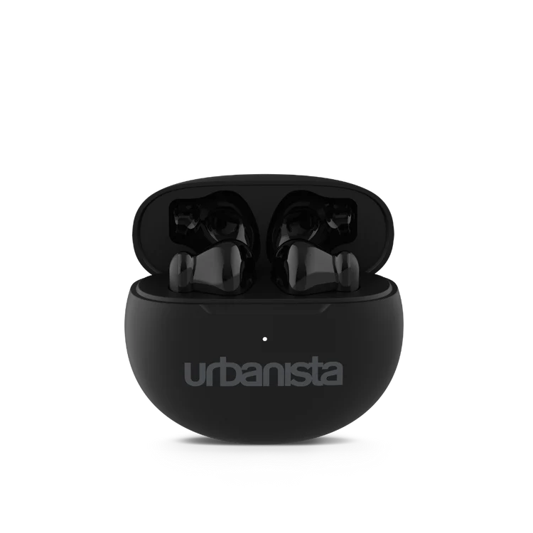 URBANISTA AUSTIN Everyday Earbuds | Touch Controls (Midnight Black)