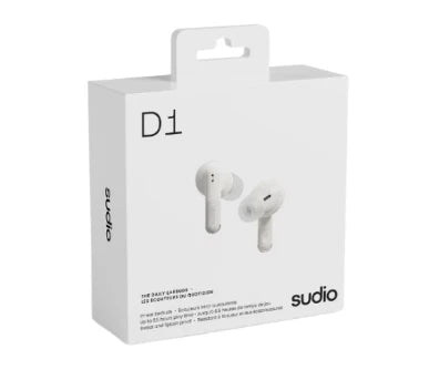 SUDIO D1 True Wireless Earbuds (White)