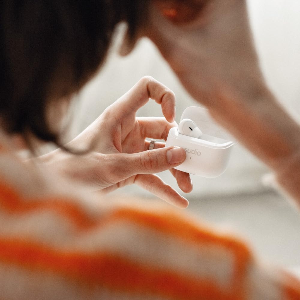 SUDIO D1 True Wireless Earbuds (White)