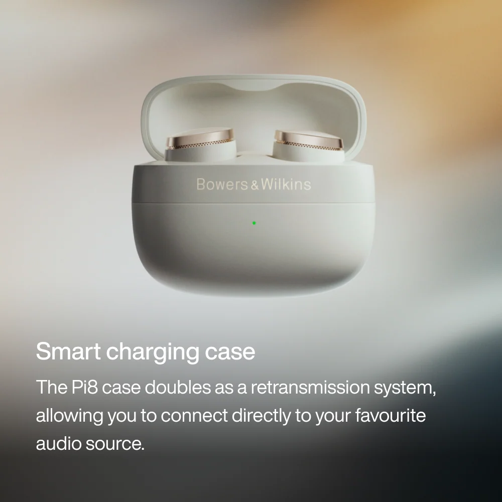 BOWERS & WILKINS Pi8 In-Ear True Wireless Earbuds (Dove White)