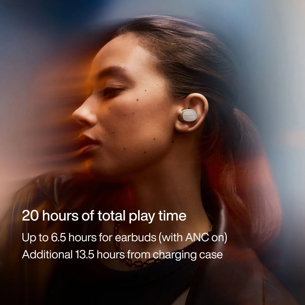 BOWERS & WILKINS Pi8 In-Ear True Wireless Earbuds (Dove White)