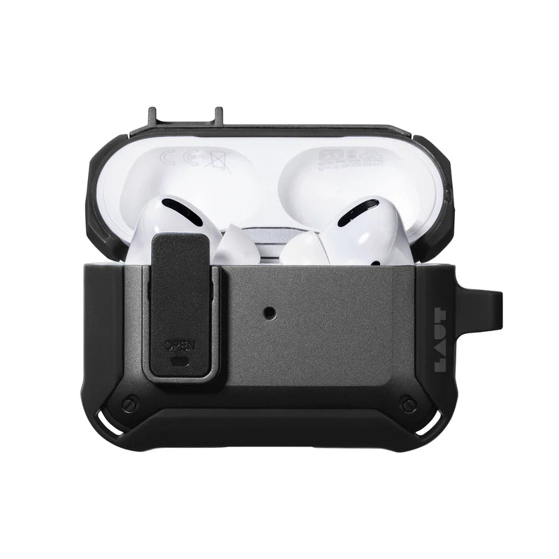 LAUT ZENTRY case for AirPods Pro (1st & 2nd Generation) (Black)