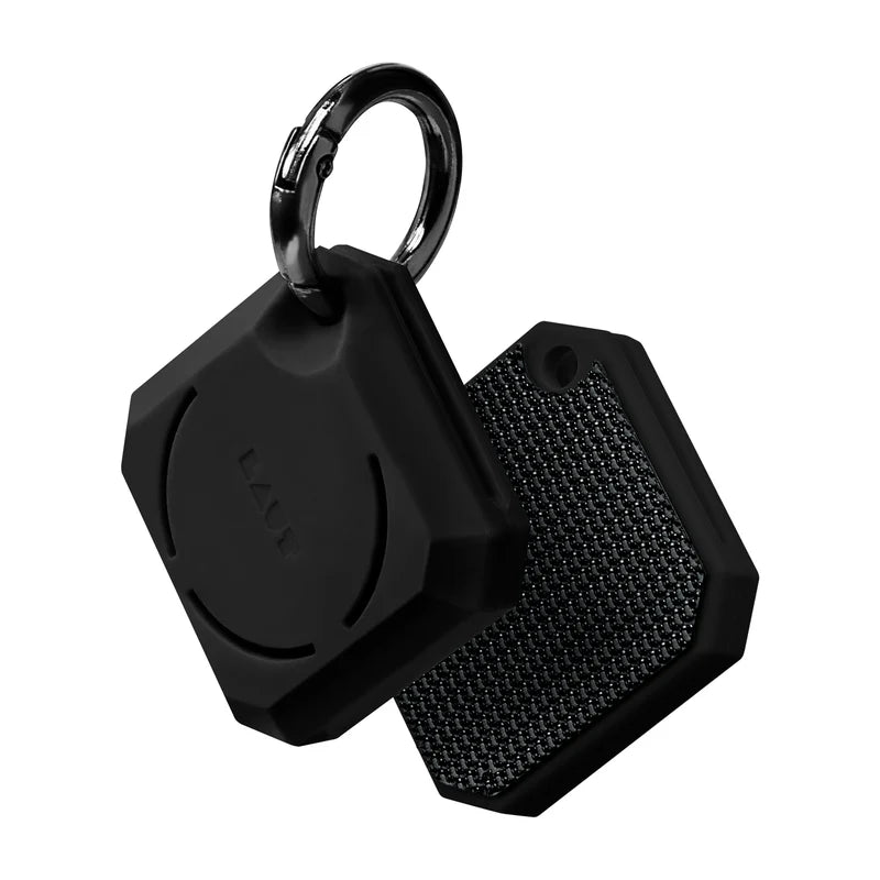 LAUT HUEX GEM case for AirTag (Black)