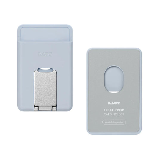LAUT FLEXI PROP Card Holder Compatible with MagSafe (Light Blue)