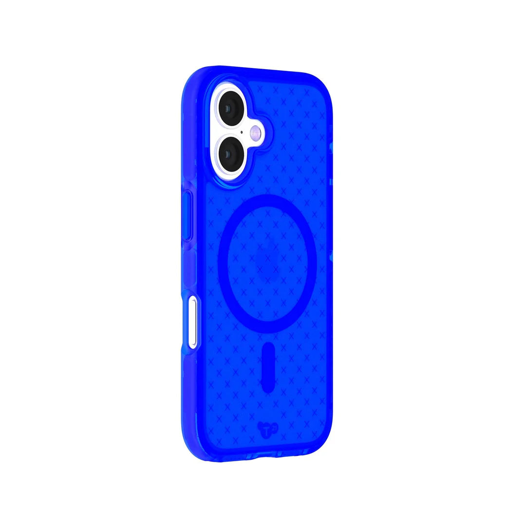 TECH21 EvoCheck Apple iPhone 16 Case MagSafe Compatible (Cobalt Blue)