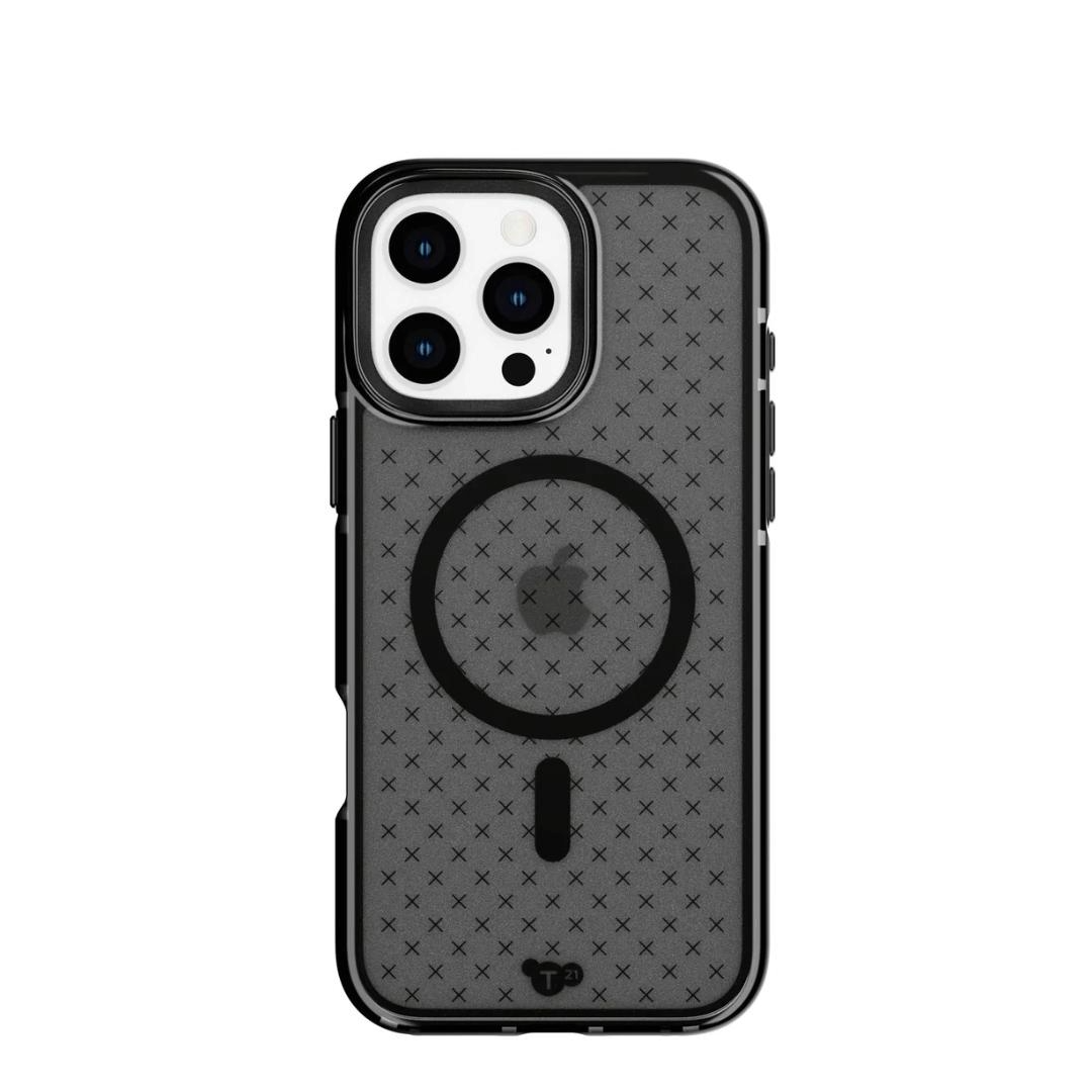 TECH21 EvoCheck Apple iPhone 16 Pro Max Case MagSafe Compatible (Smokey Black)