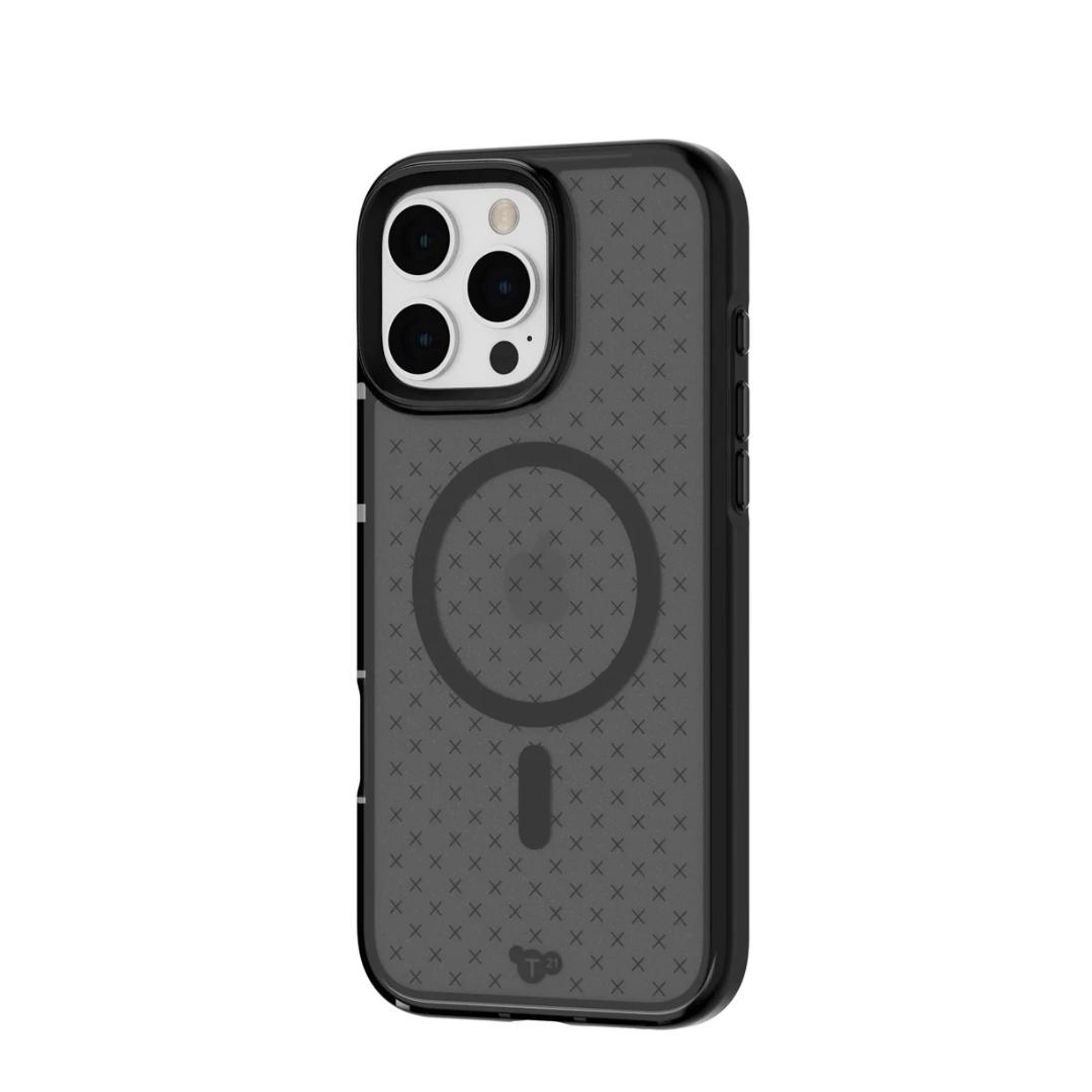 TECH21 EvoCheck Apple iPhone 16 Pro Max Case MagSafe Compatible (Smokey Black)