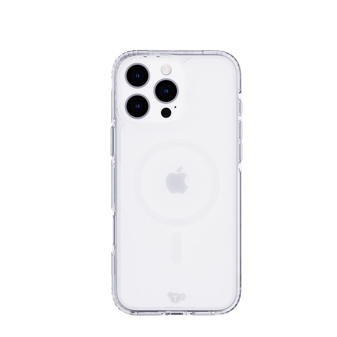 TECH21 EvoClear w/MagSafe for iPhone 16 Pro Max (Clear/White)