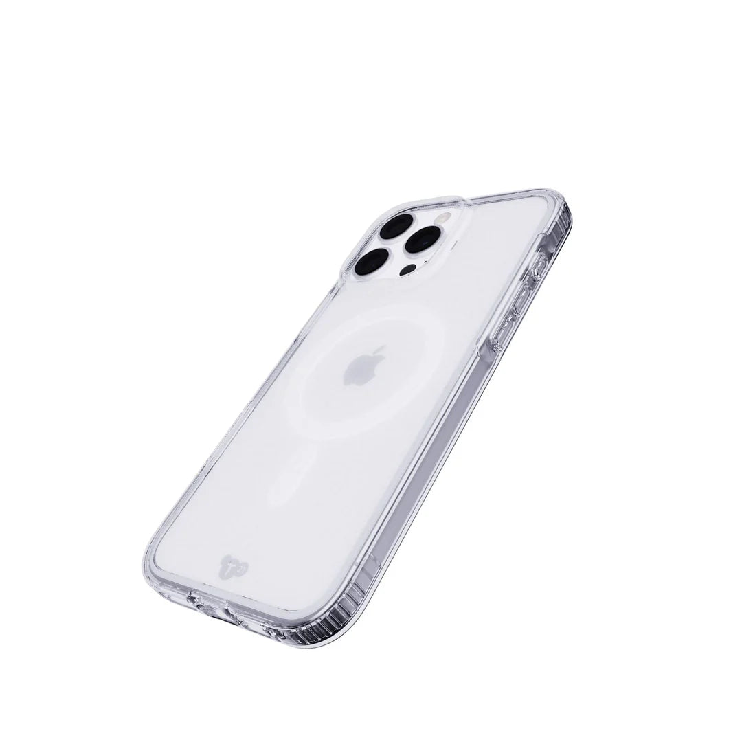 TECH21 EvoClear w/MagSafe for iPhone 16 Pro Max (Clear/White)