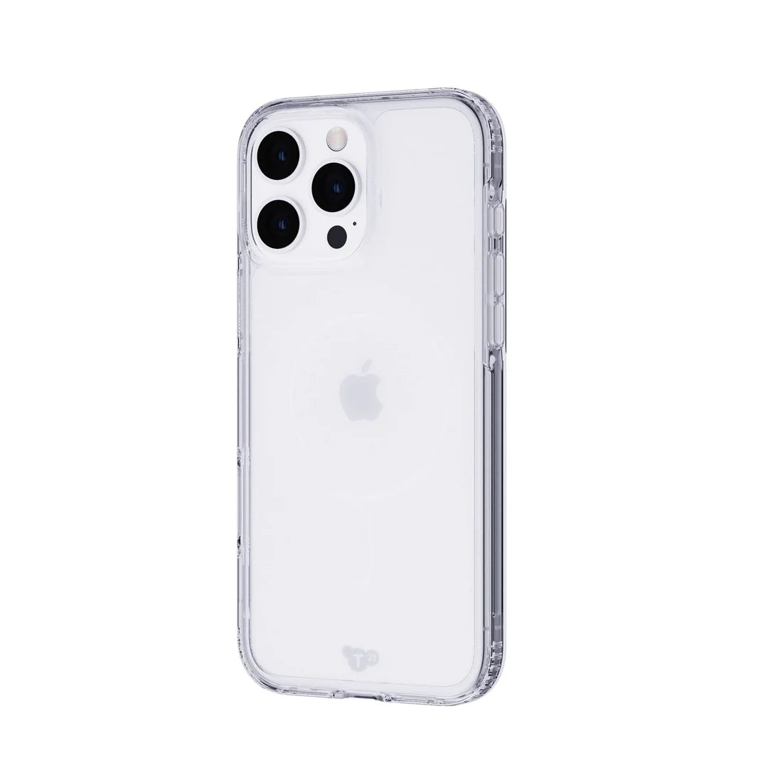 TECH21 EvoClear w/MagSafe for iPhone 16 Pro Max (Clear/White)