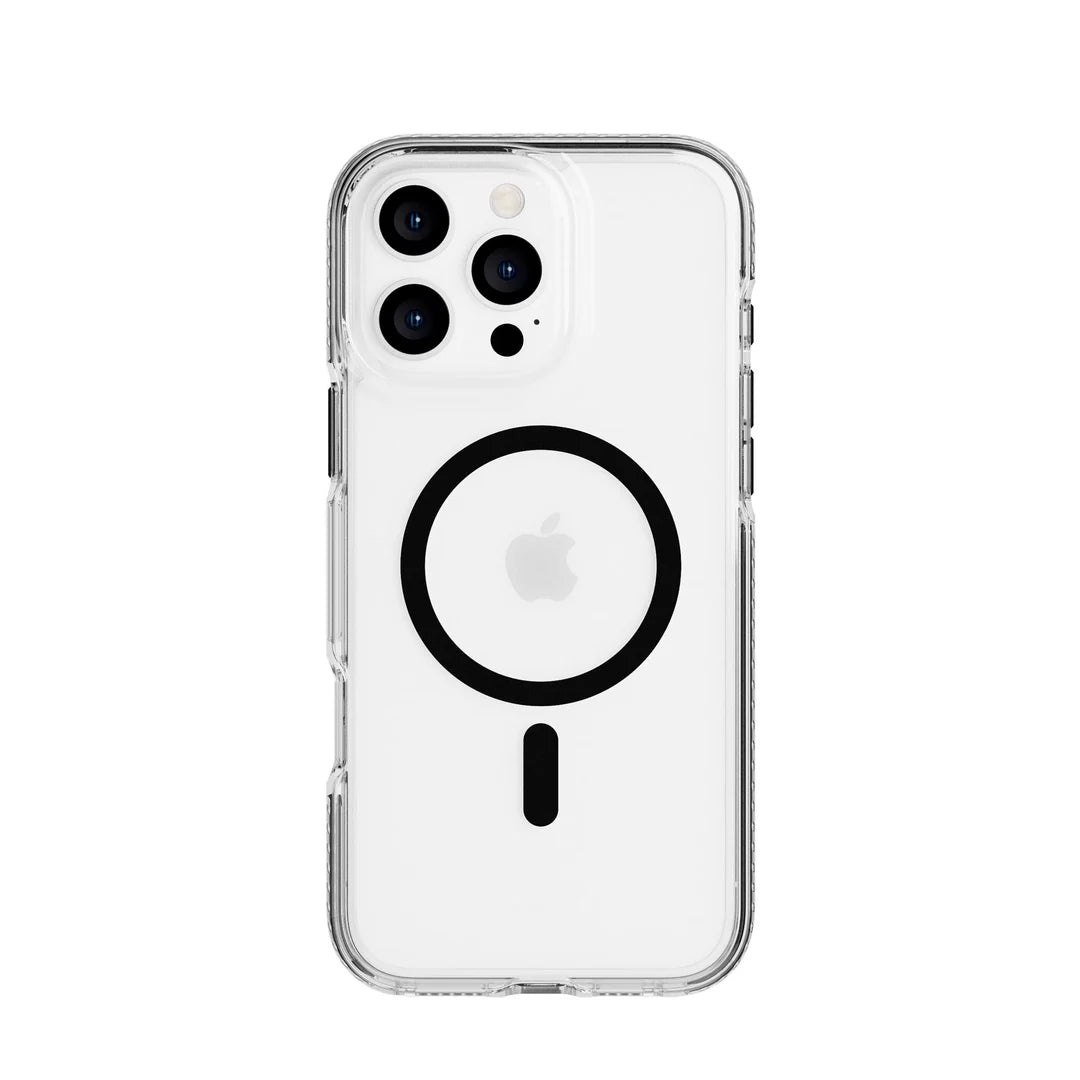 TECH21 EvoCrystal w/MagSafe for iPhone 16 Pro Max (Clear/Black)