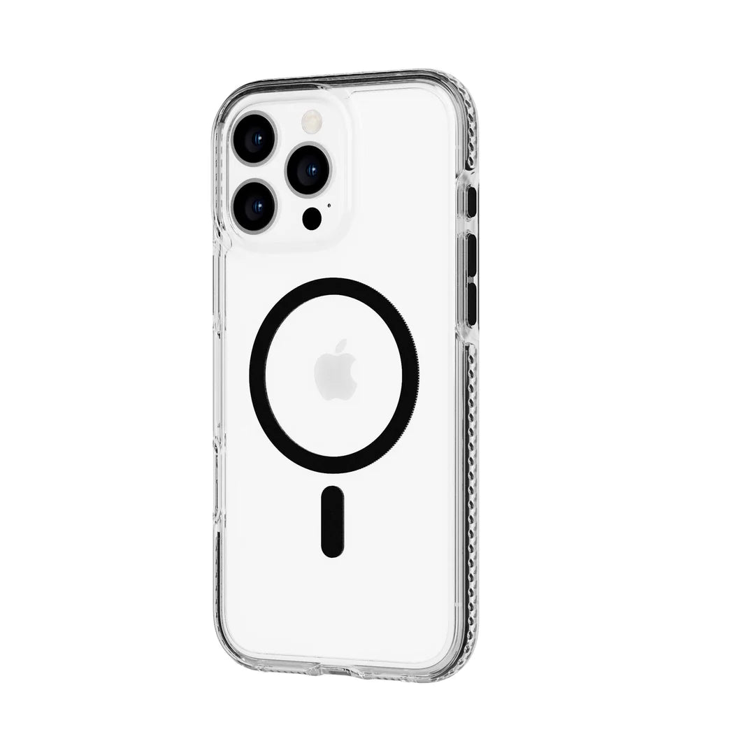 TECH21 EvoCrystal w/MagSafe for iPhone 16 Pro Max (Clear/Black)
