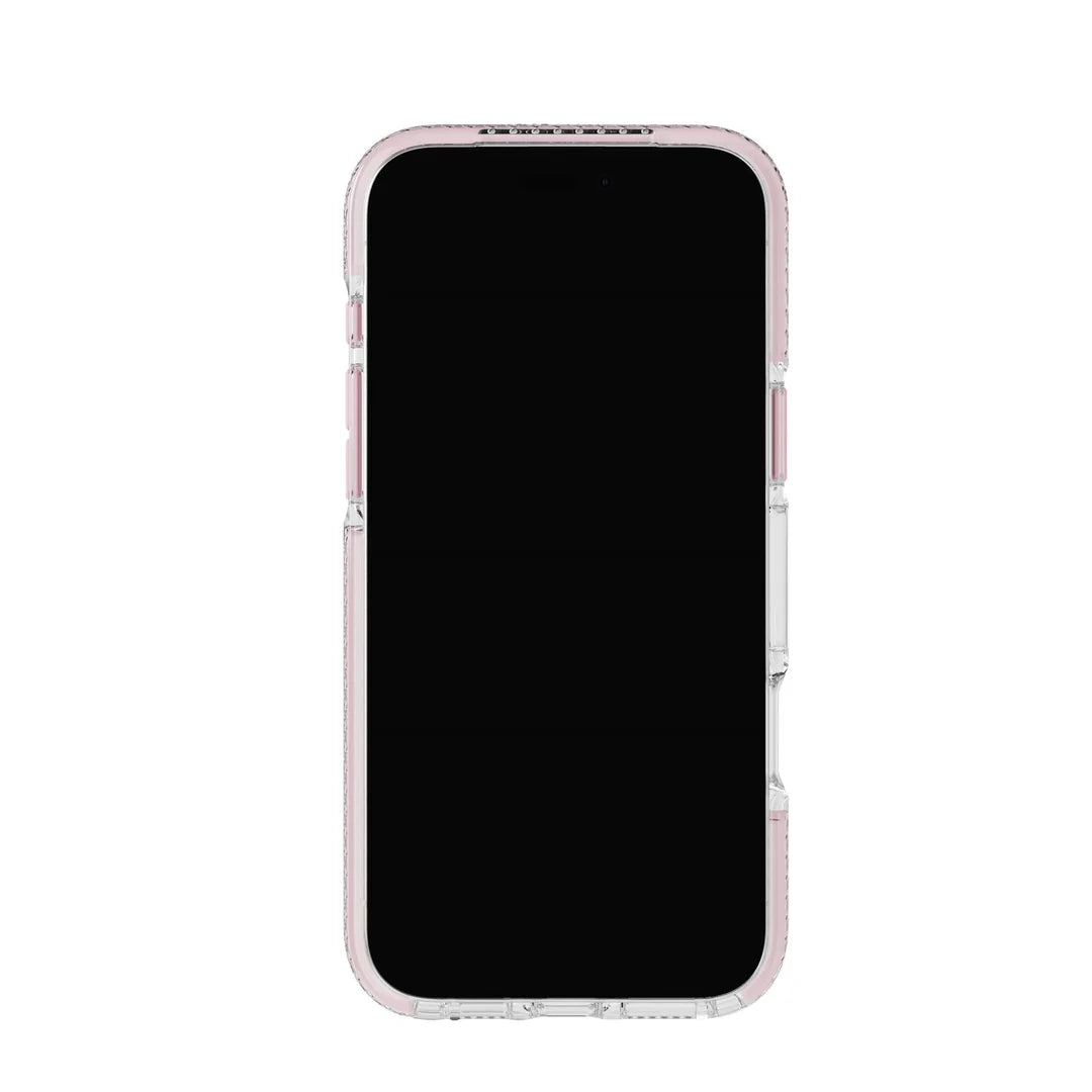 TECH21 iPhone 16 EvoCrystal Apple iPhone 16 Case MagSafe Compatible (Clear/Pink)