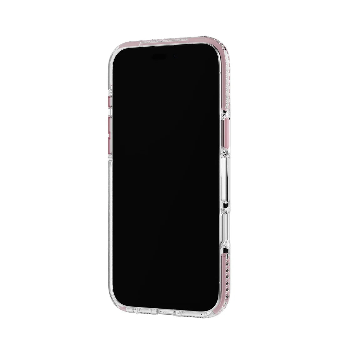TECH21 iPhone 16 EvoCrystal Apple iPhone 16 Case MagSafe Compatible (Clear/Pink)