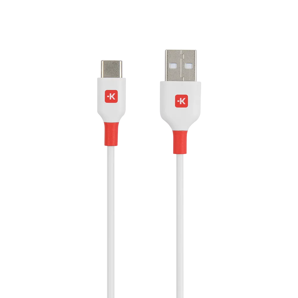 SKROSS USB-A to USB-C Cable 120CM (White)