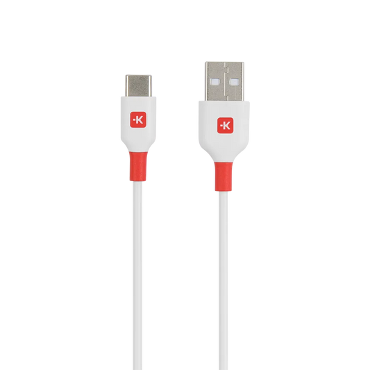 SKROSS USB-A to USB-C Cable 120CM (White)