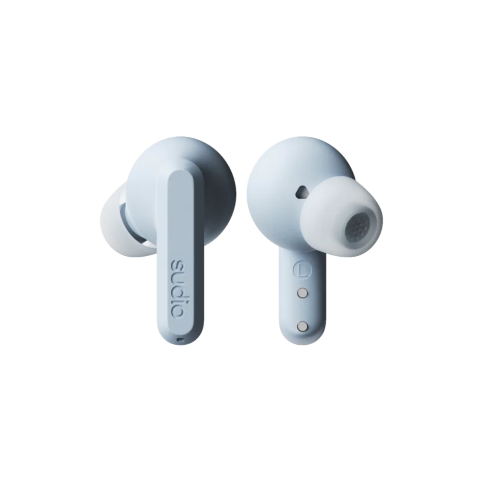 SUDIO A3 PRO True Wireless Noise Cancelling All-Day Earbuds (Powder Blue)