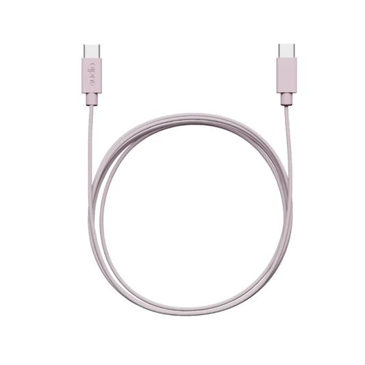 SUDIO C1-C Woven USB-C to USB-C Charging Cable (Pink)