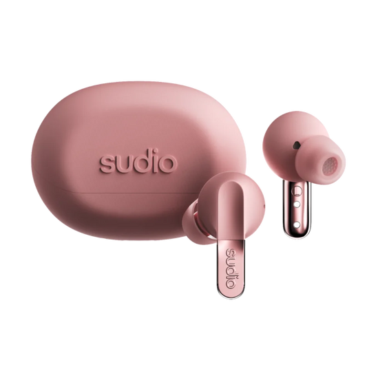 Sudio N3 PRO True Wireless Noise Cancelling Day-To-Night Earbuds (Rose Pink)