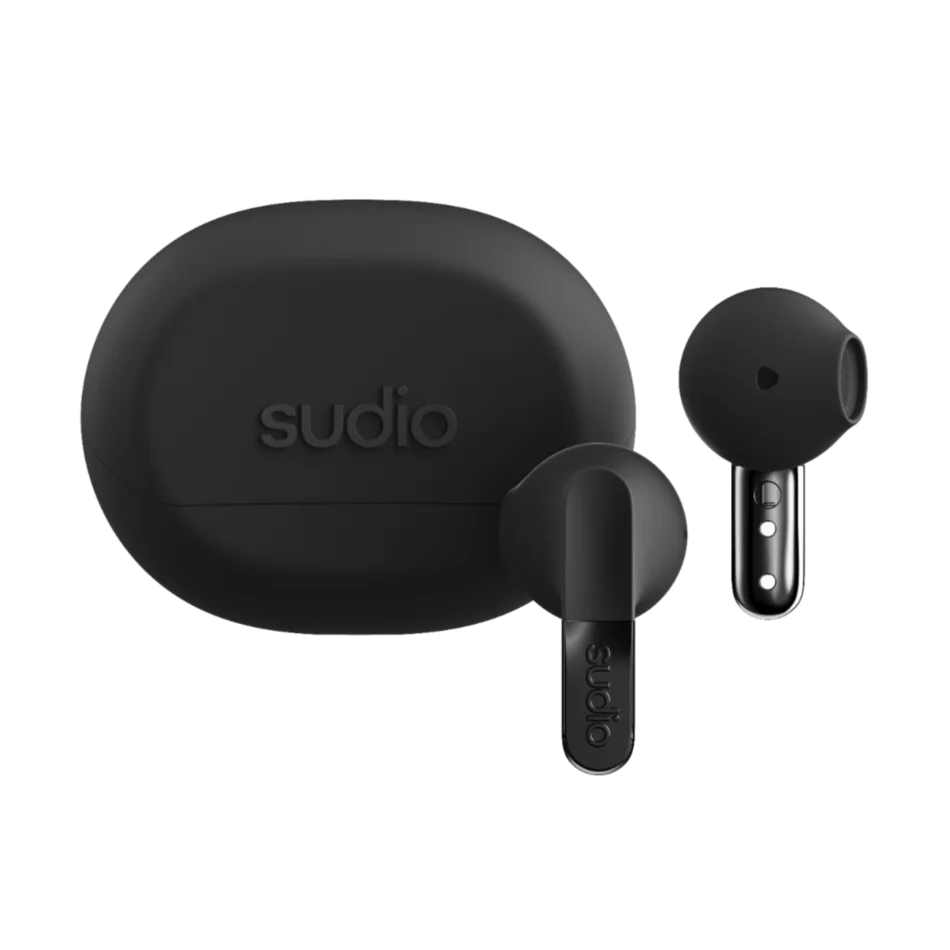 SUDIO N3 True Wireless Day-To-Night Earbuds (Onyx Black)