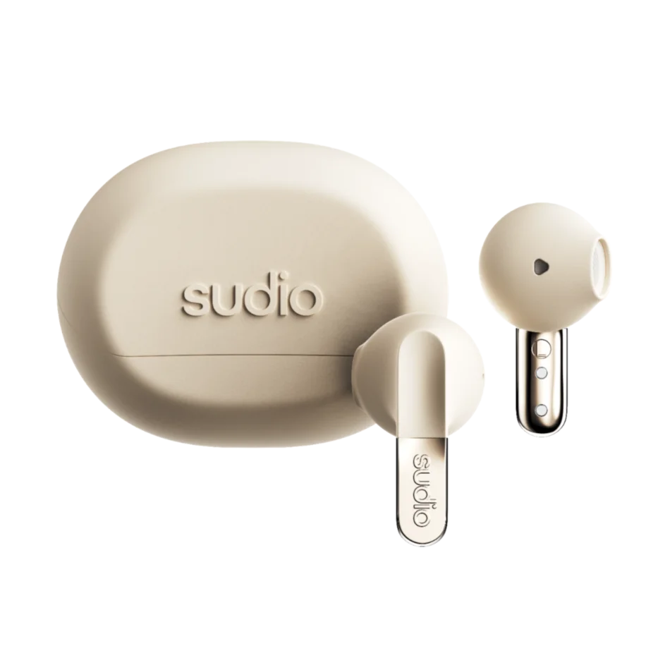 SUDIO N3 True Wireless Day-To-Night Earbuds (Golden Sand)