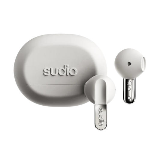 SUDIO N3 True Wireless Day-To-Night Earbuds (Milky White)