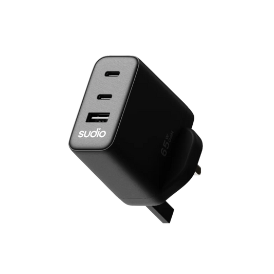 SUDIO P3 Power Plug Type BF 65W UK (Black)