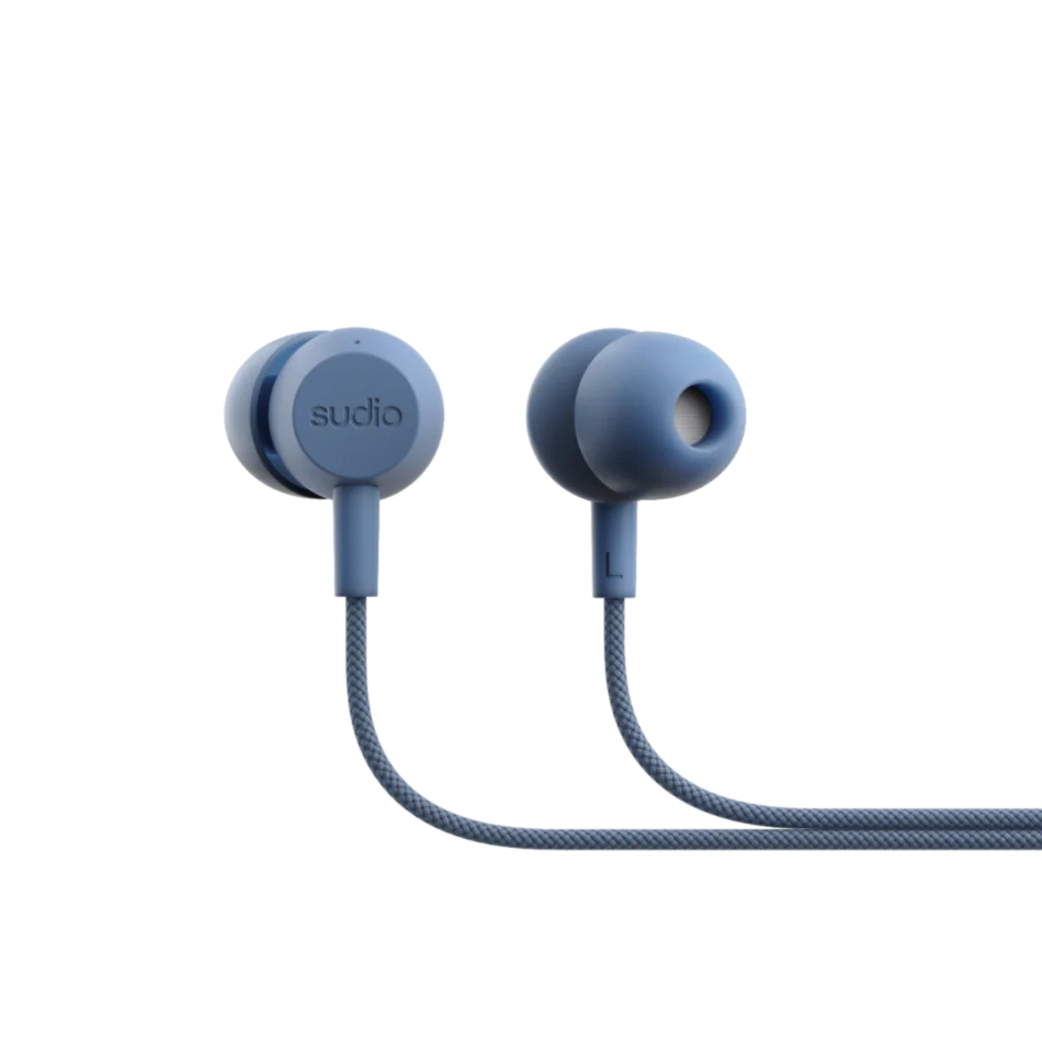 SUDIO V3 Wired Earbuds (Denim Blue)